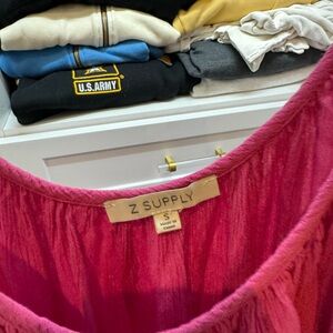 Z Supply Pink Midi Dress